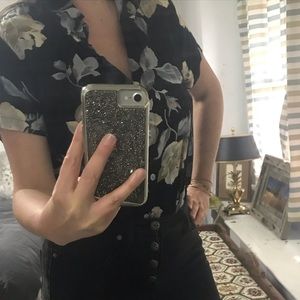 Vintage Karen Kane floral blouse